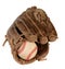 Closeup Baseball Glove