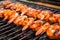 closeup of bbq spiced shrimp with grill marks