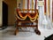 Closeup of beautiful Cradle and Naming Ceremony in hindu house