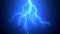 Closeup of Beautiful Realistic Impact of lighting Strikes or lightning bolt, electrical storm, thunderstorm with flashing