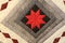 Closeup Beautiful Stars made of Diamonds Amish Handmade Quilt3