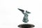 Closeup of the Bethesda fountain sculpture (Angel of the Waters) isolated on a white background