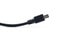 Closeup black usb plug cable