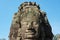 Closeup of Bodhisattva face of Bayon, Angkor Thom, Siem Reap