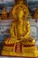 Closeup of Bodhisattva in Main Prayer Hall of Wang Saen Suk monastery, Bang Saen, Thailand