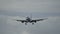 Closeup of Boeing 757 Airliner with Landing Gear Down at Madeira 4K