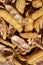 Closeup of boiled peanuts shell
