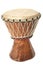 Closeup of bongo drum