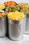 Closeup Canned Vegetables