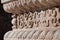 Closeup of the carved stone details of the Beijing Xiangshan Zongjing Dazhao Temple in China