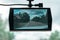 Closeup CCTV car camera for safety on the road accident