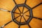 Closeup of a ceiling of the wooden Japanese gazebo, texture for wallpaper or background