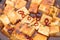 Closeup of Chinese cuisine mabo tofu