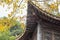 Closeup of Chinese temple eaves