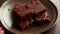 CloseUp of Chocolate Brownie Fudge