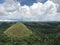 Closeup Chocolate Hills Rainforest View