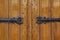 Closeup of church doors, Enkhuizen, The Netherlands