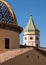 Closeup of the Church of San Gennaro in the little town of Praiano on the Amalfi Coast, Southern Italy