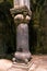 Closeup of a column from inside the monastery Sanahin