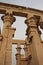 Closeup of Columns, Kiosk of Trajan, Philae Temple Complex, Aswan, Egypt