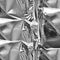 Closeup of crumpled aluminum sheets background