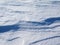 Closeup Crusty Snow Drift Pattern