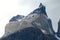 Closeup of Cuernos del Paine mountain