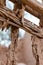 Closeup for Debris of vintage arab houses