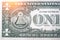 Closeup dollars banknote