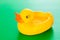 Closeup duck toy