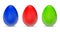 Closeup Easter Eggs