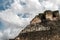 Closeup of the El Castillo archaeological site at Xunantunich