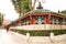 Closeup fence of Longshan Temple in Taiwan