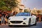 Closeup of Ferrari California displayed at a college festival in Pune, India