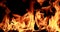 Closeup Fire flame abstract background
