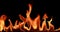 Closeup Fire flame abstract background