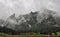 Closeup of Flatiron mountains in Boulder, Colorado