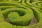 Closeup of formal knot garden