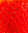 Closeup of fresh bright strawberry/texture background