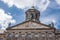 Closeup of Front gable of Royal Palace, Amsterdam, Netherlands