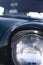 Closeup Front Headlight Classic Vintage Muscle Car