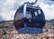 closeup funicular cabin in Funchal