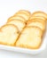 Closeup garlic bread