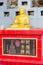 Closeup of godness statue in Tin Hau Temple, Repulse Bay, Hong Kong