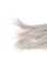 Closeup grey weft of hair