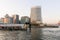 Closeup of harbour at sumida river viewpoint in tokyo,Japan