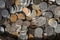 Closeup of a heap of coins with various sizes and colors