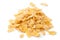 Closeup of heap of corn flakes cereals