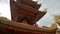 Closeup High Many Storey Pagoda with God Statue