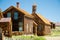 Closeup of historic buildings at Bodie